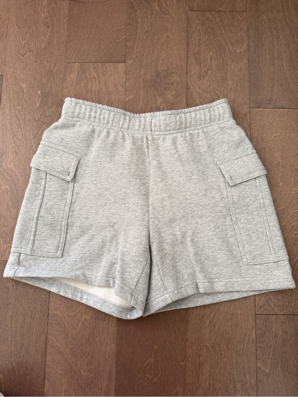 TNA Light Gray Cargo Sweat Shorts
